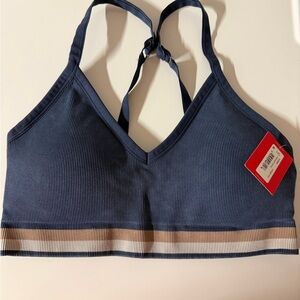 SPANX. Navy Blue Ribbed Bralette